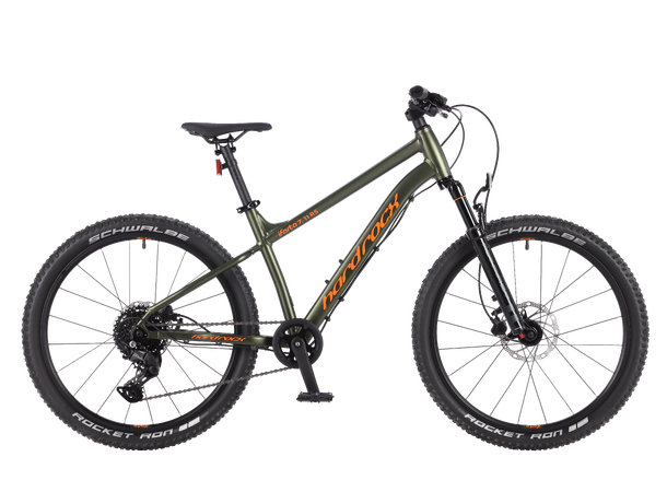 Hard Rocx iFarta 7.11 RS Matte Green 24" hjul for ritt, luftgaffel (7-11 år) 