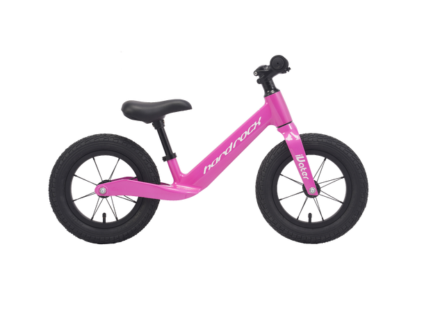 iVater 1.3 - 12" balance bike Pink 1 til 3 år - 3,65kg 12" hjul MAGNESIUM 
