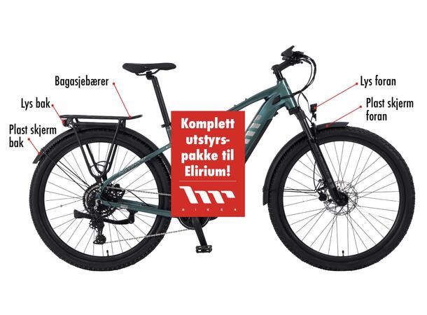 Komplett UTSTYRSPAKKE for Elirium 29" 29" Bagasjebærer, plastskjermer, lys x 2 