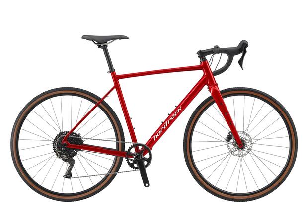 26/27 Gravel GT1 Cues 1x10 40-11/48 Red Red - Kenda 700x45c, Shimano, No Tubes 