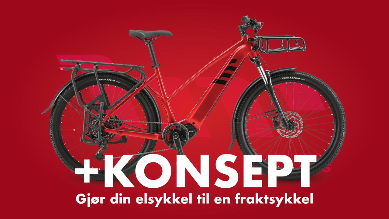 Gjør din elsykkel til en fraktsykkel